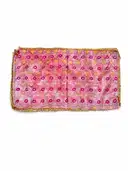 Phulkari Style Thread Work Chunri – image 4