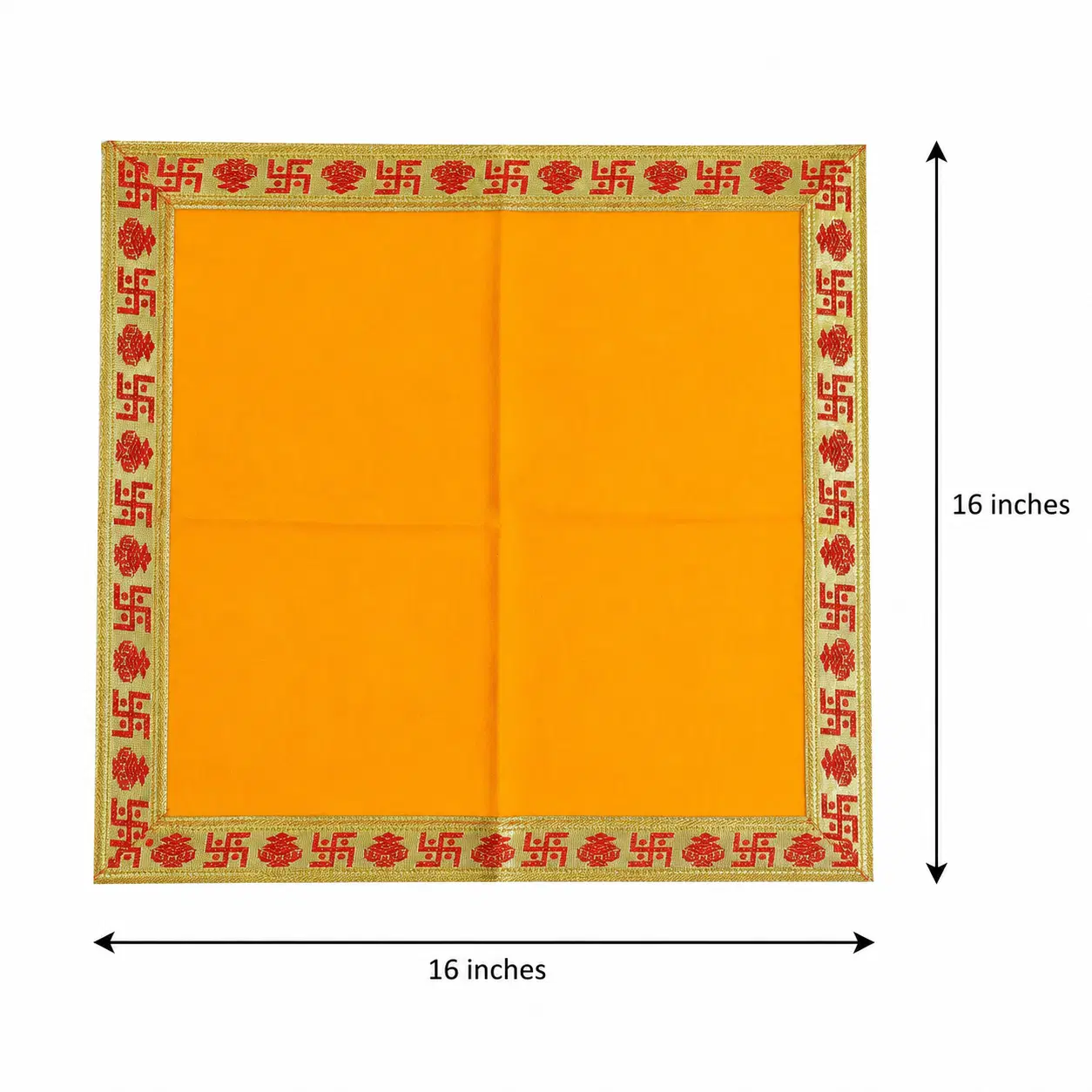 Sacred Velvet Amber Pooja Aasan