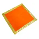 Premium Royal Velvet Orange Pooja Aasan – image 2