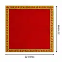 Classic Velvet Red Pooja Aasan – image 1