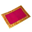 Designer Velvet Pink Pooja Aasan for Deity Kalash – image 2