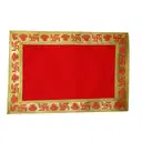 Decorative Velvet Red Pooja Aasan – image 2