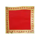 Decorative Elegant Velvet Red Pooja Aasan – image 2