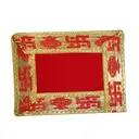 Mini Velvet Red Small Pooja Aasan – image 2