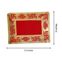 Mini Velvet Red Small Pooja Aasan – image 1