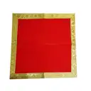 Decorative Velvet Red Pooja Aasan – image 2