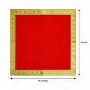 Decorative Velvet Red Pooja Aasan – image 1
