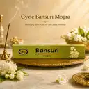 Cycle Bansuri Mogra Agarbatti | Original Cycle Pure Jasmine Incense Sticks for Daily Pooja – image 2