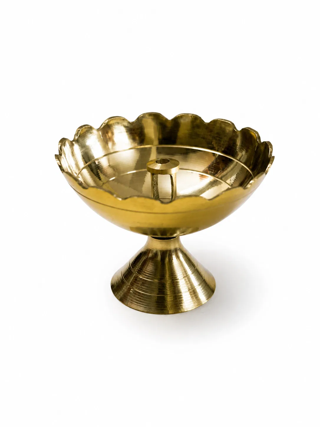 Classic Brass Deepak for Puja Rituals