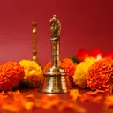 Traditional Brass Pooja Bell Heavy Weight – image 2