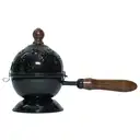Metal Dhoop Cup Holder with Heat-Safe Wooden Handle – image 4