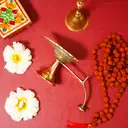 Brass Deepak with Long Handle – image 2