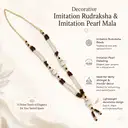 Moti Rudraksha style Shringar Mala – image 4
