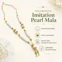 Moti Style Green Shringar Mala – image 3