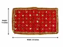 Designer Red Mata Chunri with Zari Work – image 2