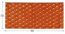 Floral Foil Print Chunri with Golden Lace Border (For Jagran Chunri) – image 2