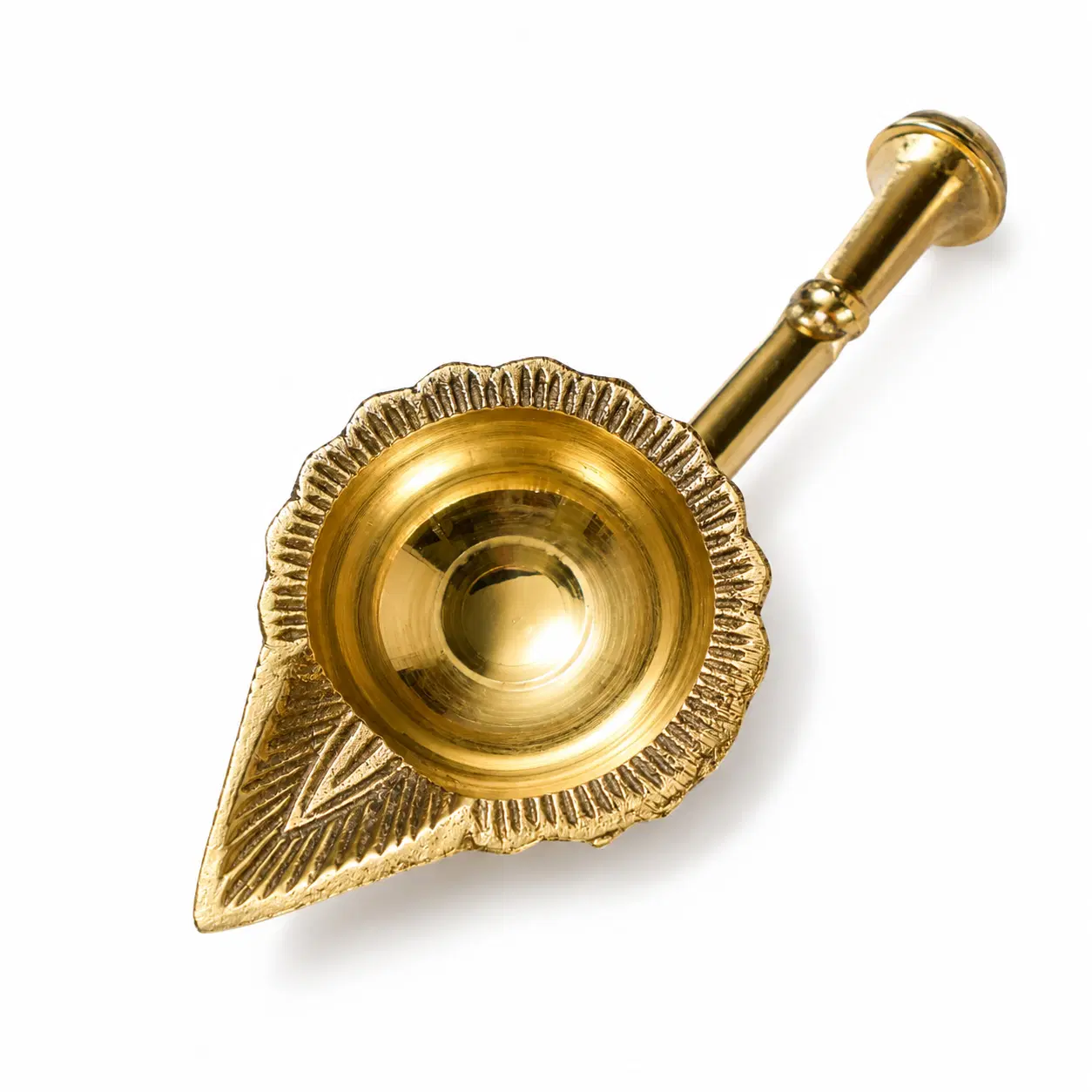 Brass Deepak with Long Handle