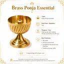 Premium Brass Diya with Stand for Home Mandir – image 2