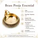 Brass Kuber Diya for Pooja – image 2