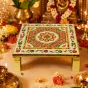 Decorative Mandir Chowki Pooja Chauranga Chowki – image 4