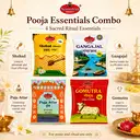 Ganga Jal, Ittar, Shahad, Gomutra Combo (4 Pouches) – image 4