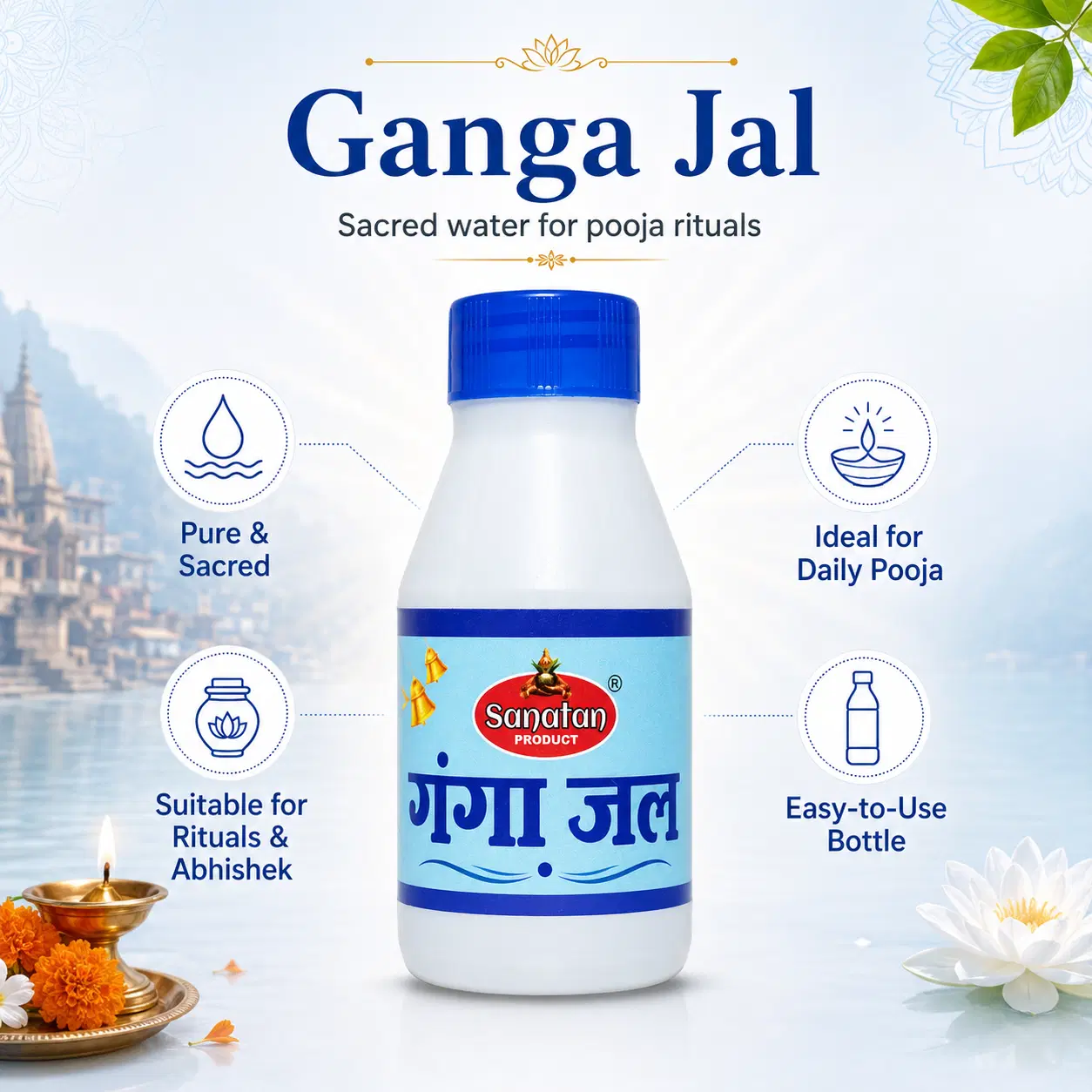Ganga Jal Bottle 50ml