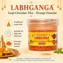 Labh Ganga Orange Gopi Chandan Tilak Grains 25gm – image 1