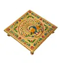 Traditional Meenakari Pooja Chowki – image 2