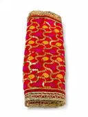 Decorative Chunri for Pooja Deity Mandir Decoration Sequin Buti Work Chunri – image 4