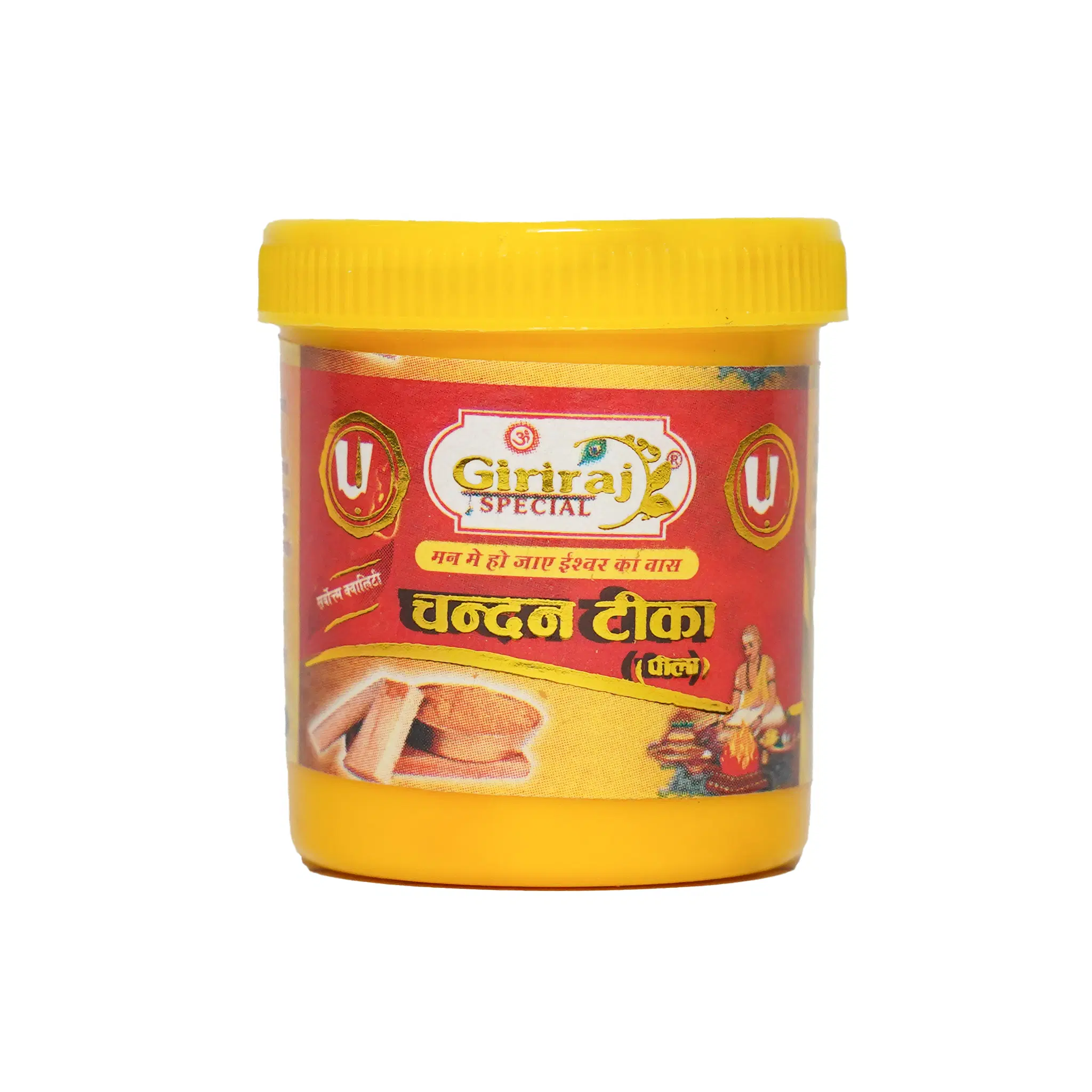 Giriraj Yellow Chandan Tilak