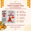Haridarshan White Chandan Tilak Paste 40gm – image 5