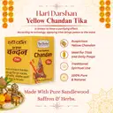 Haridarshan Yellow Chandan Tilak Paste 40gm – image 2