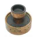 Buy Wooden Multi-Use Pooja Holder for Hawan Cup and Agarbatti – image 1