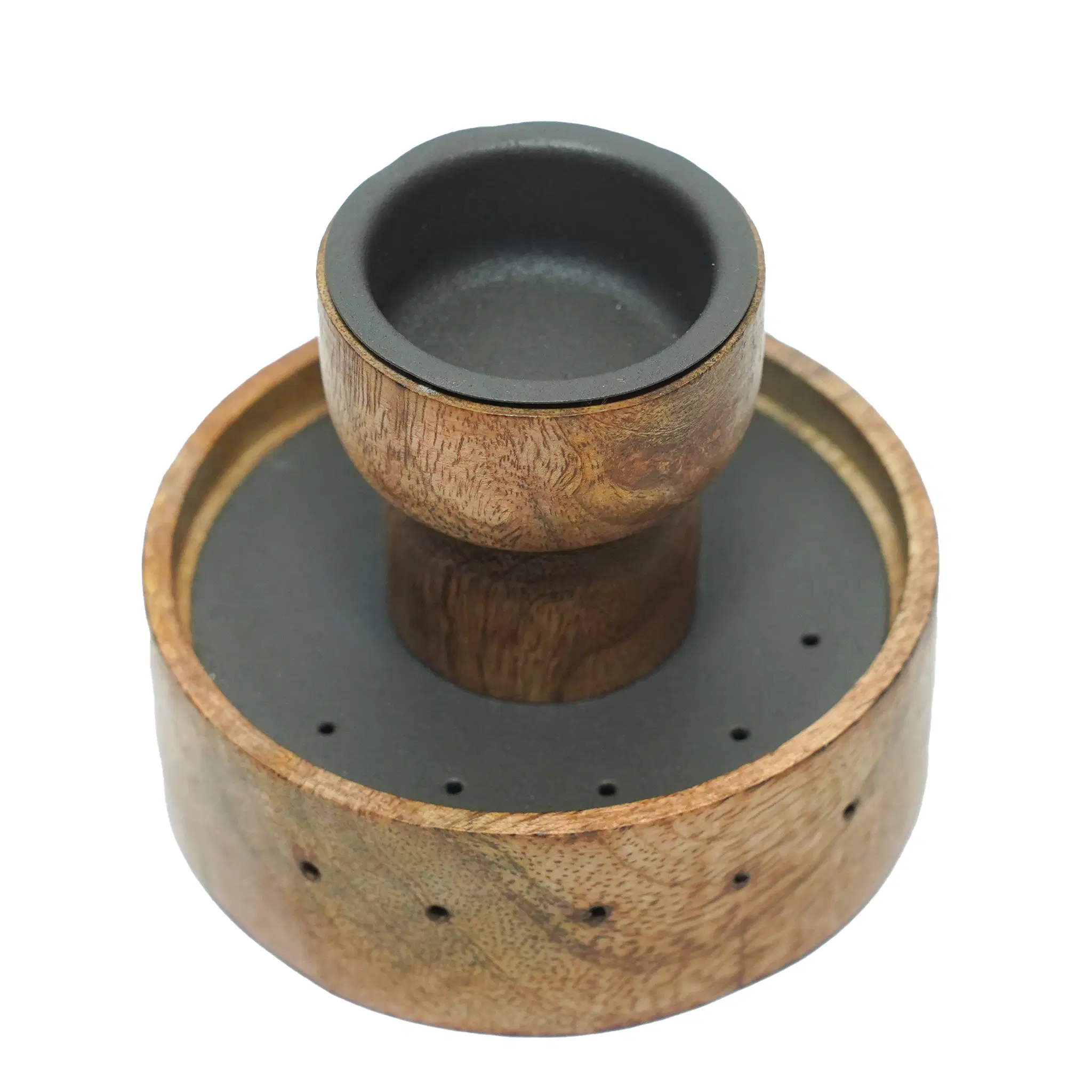 Buy Wooden Multi-Use Pooja Holder for Hawan Cup and Agarbatti