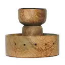 Buy Wooden Multi-Use Pooja Holder for Hawan Cup and Agarbatti – image 2