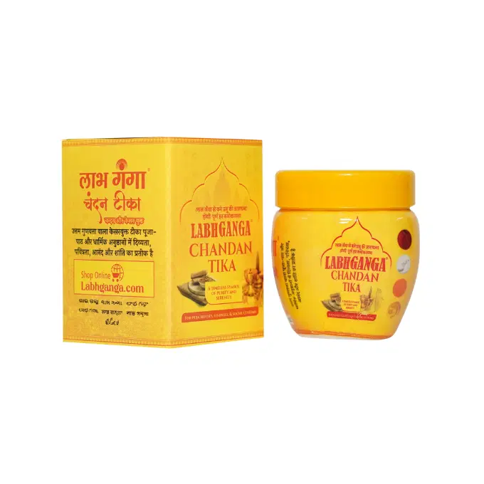 Labh Ganga Yellow Chandan Tilak Paste 40g
