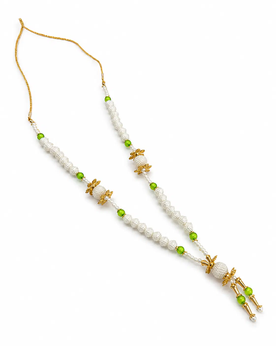 Moti Style Green Shringar Mala
