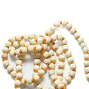 White Chandan Kanthi Mala on Yellow Thread – image 4