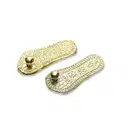 Metal Charan Paduka with Plate – image 4