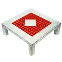 Premium Silver Coloured Pooja Chowki – image 5