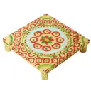 Royal Golden Meenakari Pooja Chowki – image 5