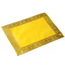 Velvet Yellow Pooja Aasan Decorative Aasan – image 3