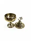 Pure Brass Omkareshwar Diya for Pooja Aarti – image 5