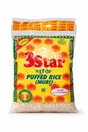 3 Star Puffed Rice (Muri), 80gm – image 1
