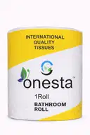 Onesta Bathroom Tissue Paper Roll | Soft Toilet Paper | 1 Roll – image 1