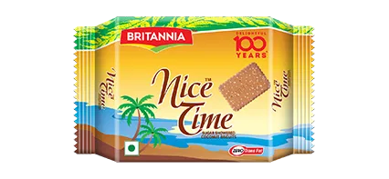Britannia Nice Time, 143g or 150g, Brown (Weight May Vary)