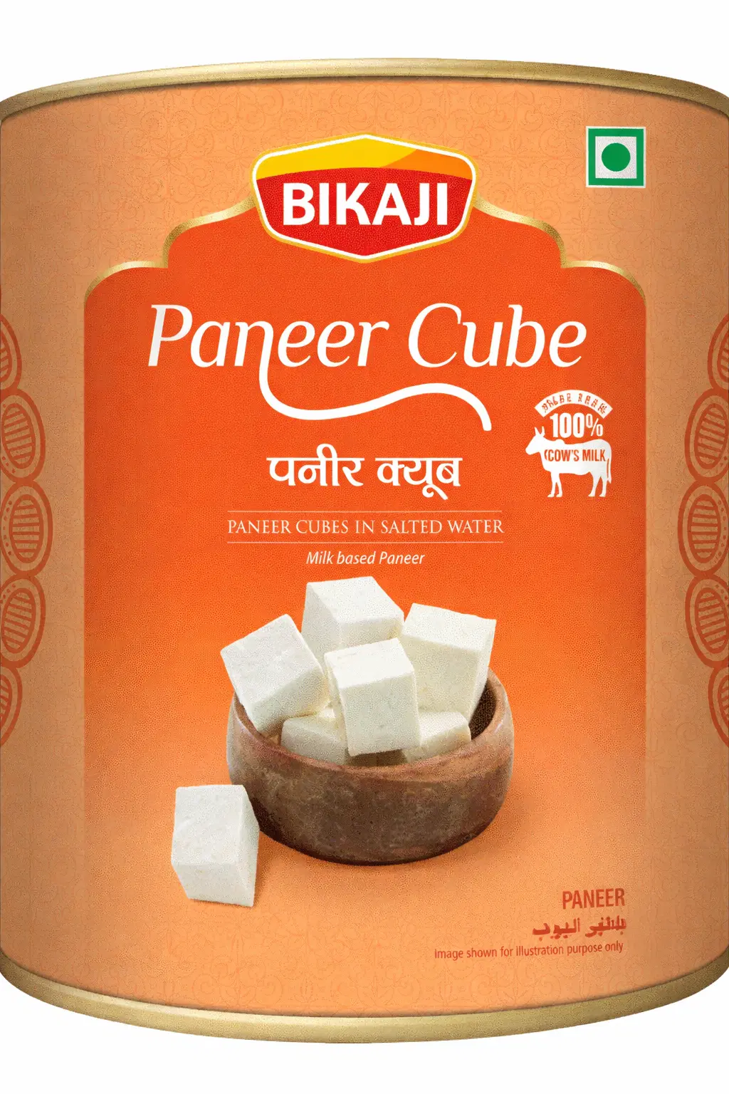 Bikaji Paneer Cubes TIN, 400gm