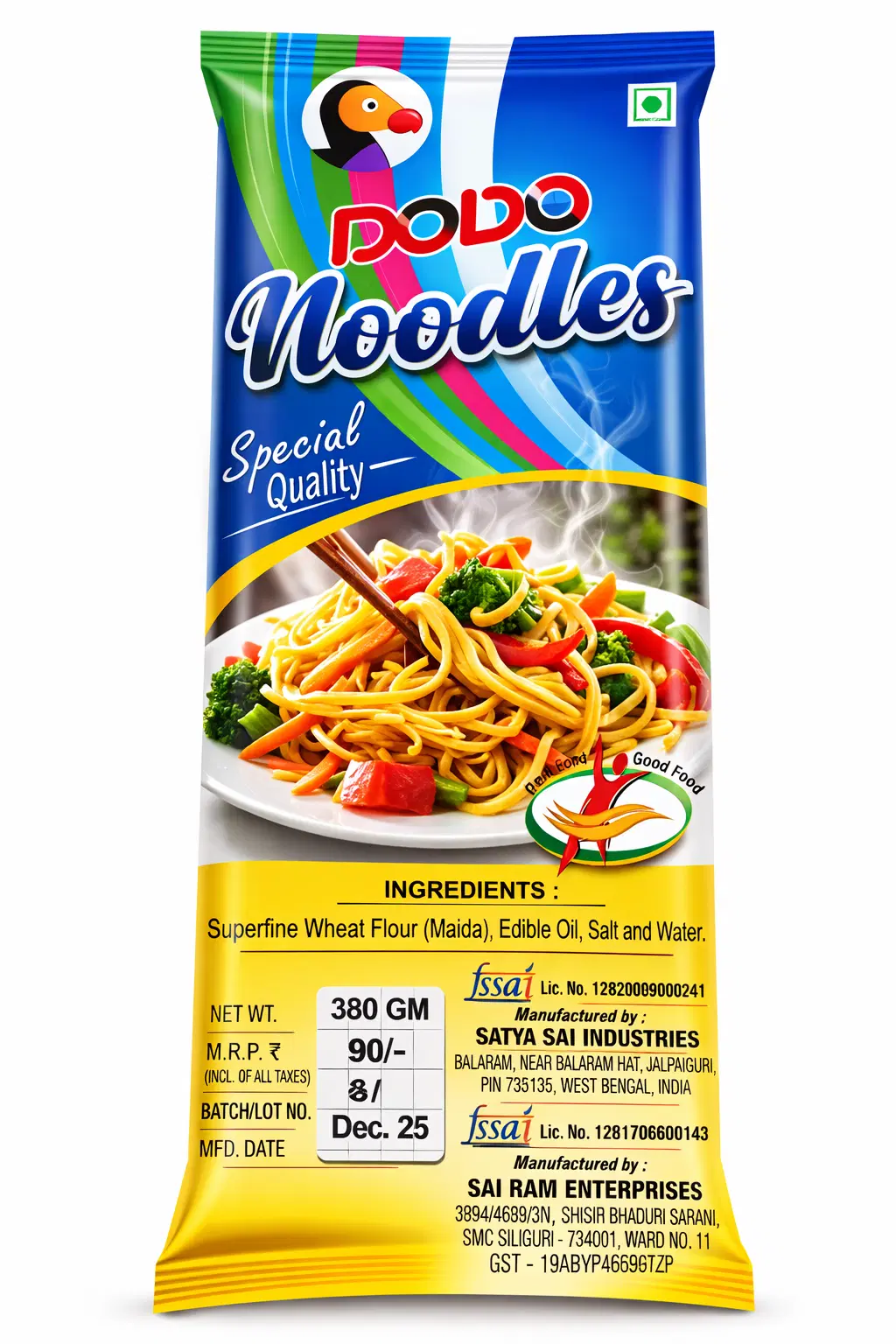 Dodo Plain Noodles | Plain Chinese Noodles