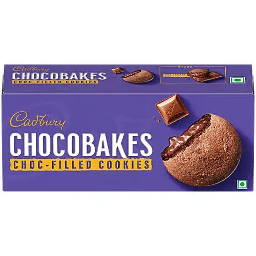 Cadbury Chocobakes ChocFilled Cookies, 75 gm