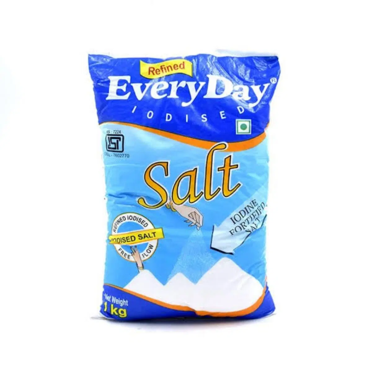 Everyday Iodized Namak/Salt, Pure & Natural,1 Kg